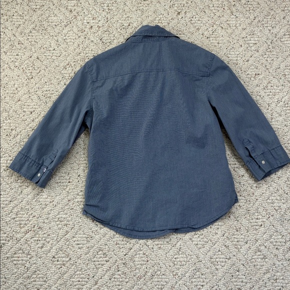 American Eagle Outfitters Button Down Three Quarter Length Sleeve Shirt - Picture 7 of 9